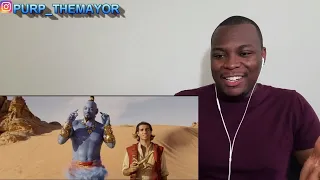 Disney's Aladdin Official Trailer #1 - REACTION !!!!!