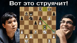 Это ШЕДЕВР 💖 Ананд жертвует Коня, Ладью и Ферзя Уэсли Со 🏆 Levitov Chess Week 2023 ♟ Шахматы