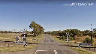 Donald-Murtoa Road Level Crossing Animation, Murtoa, Victoria