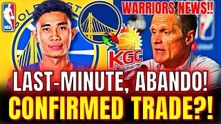 🏀🔥 GSW NEWS! WARRIORS SIGN RHENZ ABANDO? THE NEXT BIG NAME IN THE NBA? GOLDEN STATE WARRIORS NEWS