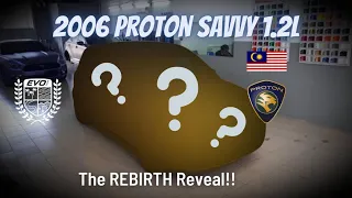 WEEVIL UPDATE: 2006 Proton Savvy Full Wrap Reveal! A Phoenix Rises From the Ashes | EvoMalaysia.com