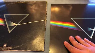 Vinyl Records!!! Pink Floyd Darkside Vintage vs Repress What’s the Difference??