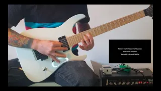 Gojira - L'enfant Sauvage (Guitar Cover 2020) Lyrics on screen