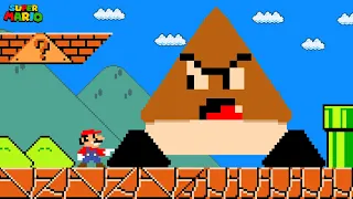 Super Mario Bros. but Everything Mario touch turns to TRIANGLE!