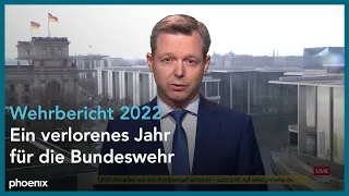 Thomas Silberhorn zur Vorstellung des Wehrberichts 2022 am 14.03.23