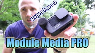 Test, configuration Media Mod, module GOPRO hero 9 jack audio 3.5 - Micro externe bonnette anti vent