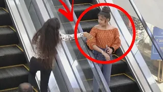 TOUCHING STRANGERS HANDS || Part - 2 || On THE ESCALATOR || Khushi Pandey