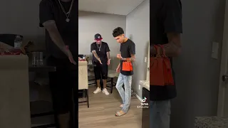 Wearing a purse infront my angry uncle to see his reaction 😂