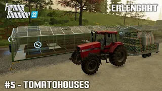 Heavy Loaded Trailer, Selling Silage, Building Tomatohouses - #5 Erlengrat - Farming Simulator 22