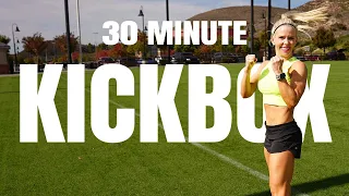 30 MINUTE KICKBOXING HIIT WORKOUT | High Impact Cardio | No Repeats | Sweaty And Fun!