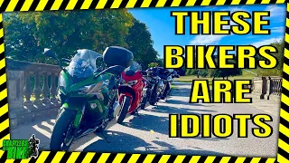 THESE BIKERS ARE IDIOTS - #Motovlog Kawasaki Z1000/BMW F800/BMW XR/Honda VFR