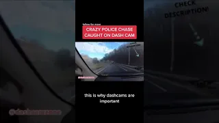 CRAZY POLICE CHASE CAUGHT ON DASH CAM