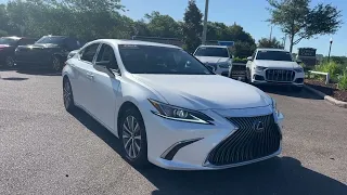 2020 LEXUS ES 350 Sedan White