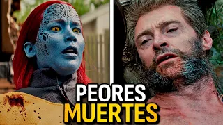 Las 10 Peores MUERTES de los X-MEN