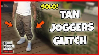 HOW TO GET TAN JOGGERS GTA 5 ONLINE AFTER PATCH 1.67! *WORKING* (Easy Modded Outfit)