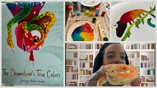 The Chameleon’s True Colors | 📖Read Aloud |Step by Step🦎 Chameleon Drawing |Bearded Dragon Cameo