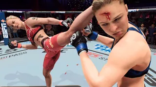 UFC 5 - Ronda Rousey vs. Valentina Shevchenko - Crazy UFC 👊🤪