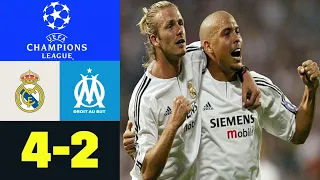 Real Madrid 4-2 O. Marsella - (Ronaldo Nazário vs Didier Drogba) UCL 2003/2004