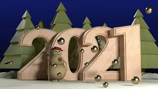New Year 2021 - 3D Animated Art Installation