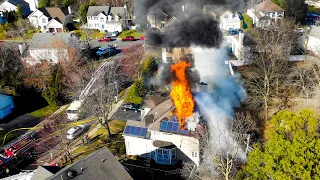 Box Alarm Structure Fire (HEAVY FIRE) Tinton Falls New Jersey 3/21/23