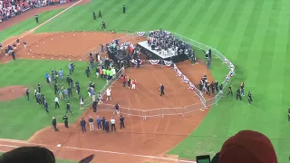 Jose Altuve Walk Off to win the AL Pennant vs Yankees with Trophy Presentation (2019 ALCS Game 6)