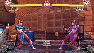 Chun-Li vs Chun-Li Mirror Match! Special Fight Request CPU vs CPU