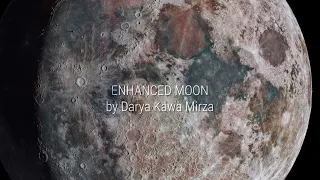 Enhanced Moon by Darya Kawa Mirza