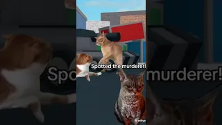 POV: You get Sheriff in MM2 (Cat edition) #foryou #capcut #edit #funny #meme #mm2 #cat
