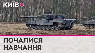 Українські танкісти почали проходити навчання на танках Leopard-2 в Польщі