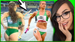 Funny & COMEDY Moments in Athletics REACTION !!!