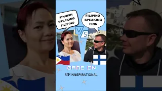 🤣🙃 Fluent vs Pluent. #Finnish speaking #Filipino vs Filipino speaking Finn #finland