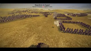 Napoleon Total War  : Napoleon In Egypt ( French  🔳 Square Formation vs ⚔ Ottoman Siphai Cavalry 🏇)