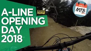 A-Line at Whistler Bike Park On Opening Day 2018 - With Jordan Boostmaster & BCPOV - 4k POV