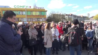 M. Саакашвили в Василькове 12.04.2017 г.