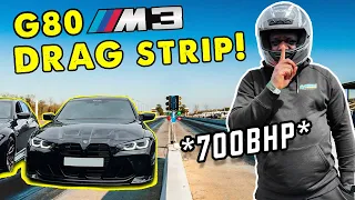 *700BHP STAGE 2* WE TOOK THE G80 M3 TO THE DRAG STRIP