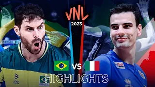 BRAZIL vs ITALY | Highlights | Men's VNL 2023