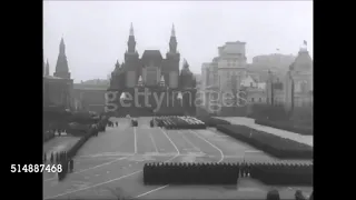 USSR Anthem at 1954 October Revolution Parade