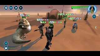 GAC: 3 Man Jabba Smashes Leia (Drogan DC) #LeiaCounter #BoushhDC #GAC