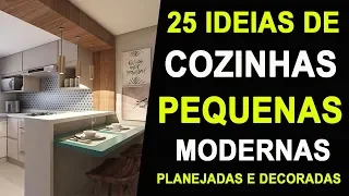 25 IDEIAS DE COZINHA PEQUENA PLANEJADA | Ideias Simples Que Vão Mudar Sua Casa Ou Apartamento