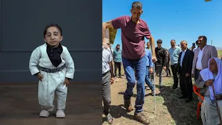 World’s Smallest Man Hopes to Meet World’s Tallest Man