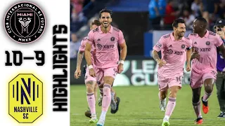 full penalty inter miami vs nashville league cup final 2023 🔥🔥