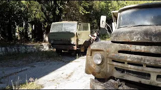 An abandoned factory and sanatorium.Abkhazia.There is no turning back