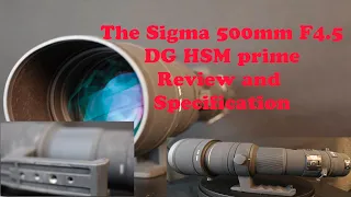 Mega Telephoto review Sigma 500mm prime APO F4.5 EX DG HSM 3 hour review