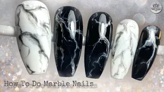 How to do Easy MARBLE NAILS Design ?!!!!👌 | KMF Nails Design