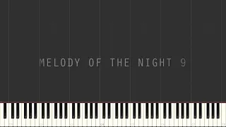 Melody of The Night 9 (夜的钢琴曲九) - Shi Jin (石进) || Synthesia Piano Tutorial