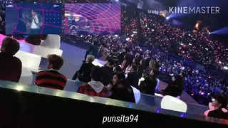 EXO & TAEMIN reaction to BTS Not Today @ MAMA2017