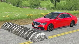 Cars vs Massive Speed Bumps #3