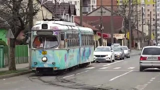 Tramvai / Strassenbahn Arad Rumänien, DÜWAG, TATRA