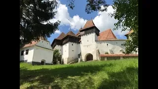 Viscri Romania, Rustic Transylvanian Saxon Hilltop Fortress Church