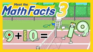 Meet the Math Facts Addition & Subtraction - 9 + 10 = 19 | Preschool Prep Company